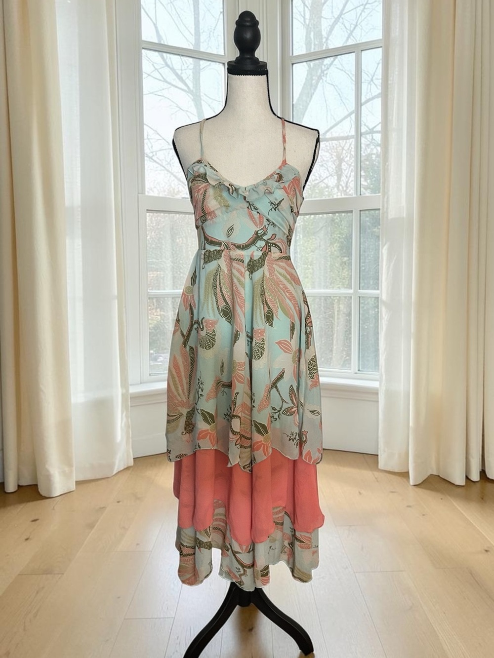 H&M Tiered Ruffle Dress Size 6